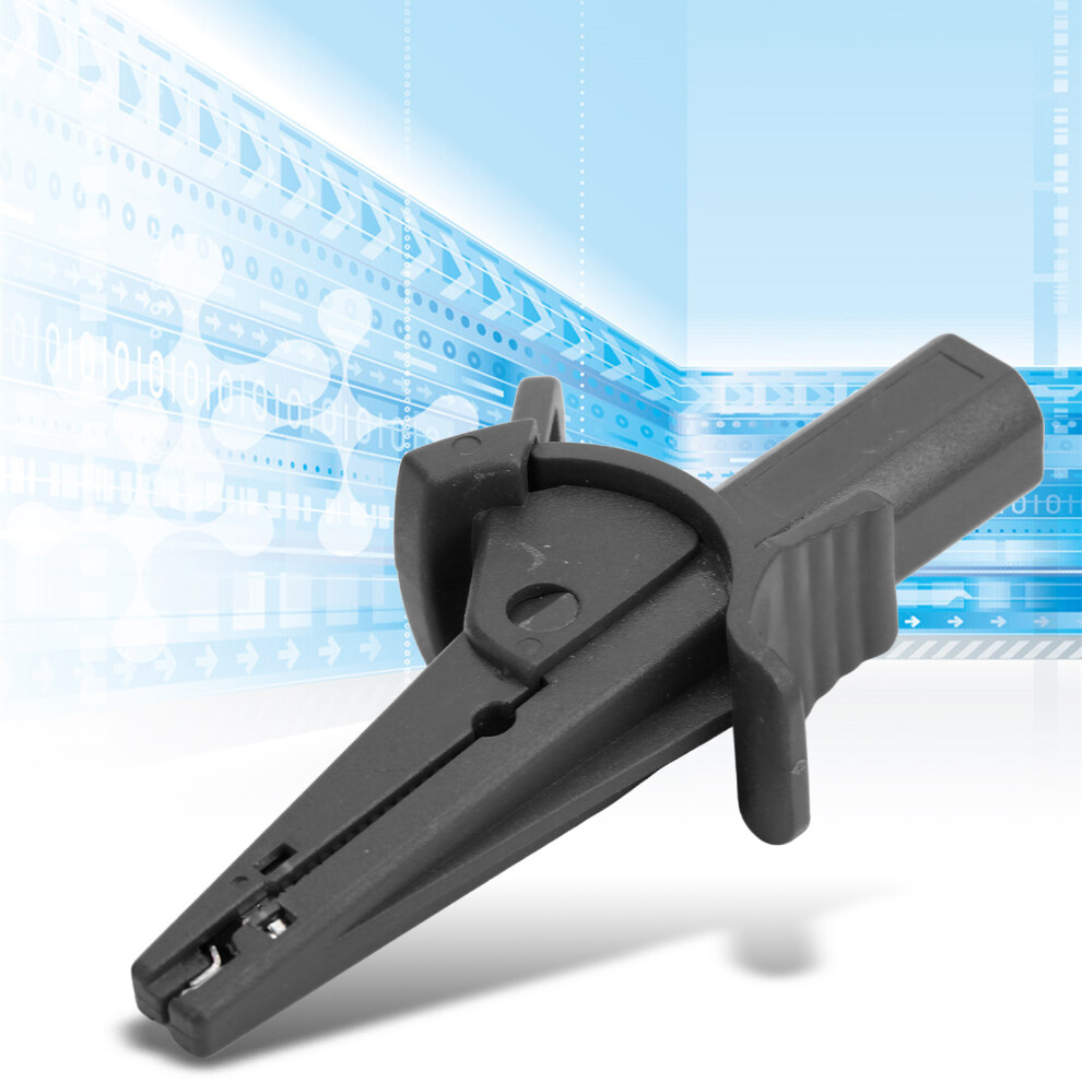 Insulated Current Test Clip With 20Mm Opening And 4Mm Banana Socket Black 3251340154701