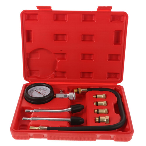 Small Engine Compression Gauge Kit for Outboard Motors, 0-300 PSI, Mechanics Tool for Accurate Compression Testing