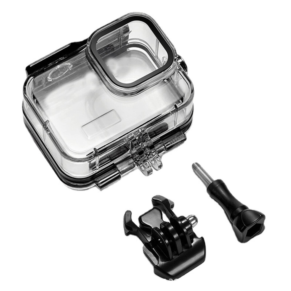 Waterproof Housing Case Kit With Durable Pu Material And Tempered Glass Protection For Gopro Hero 9 6493810615474
