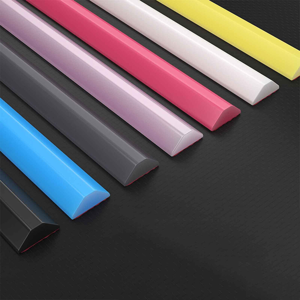Collapsible Shower Threshold Water Dam Barrier 70Cm Clear Self-Adhesive Waterproof Strip For Wet Dry Separation 6947110025568