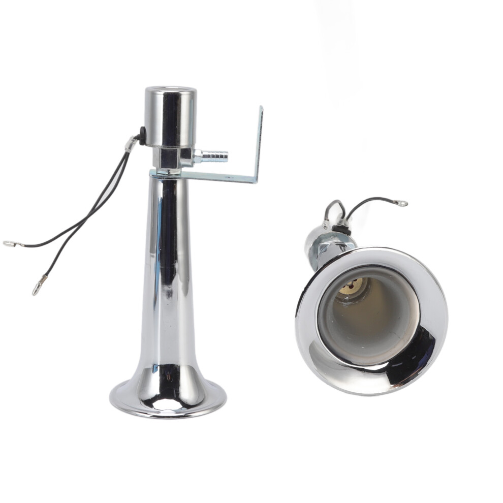 Super Loud 180Db Car Air Horn 12-24V Chrome Single Trumpet Truck Boat 8451340156650