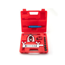 SAE/MM Double Single Flaring Brake Line Tool Kit with Mini Pipe Cutter for Car and Truck Brake Lines