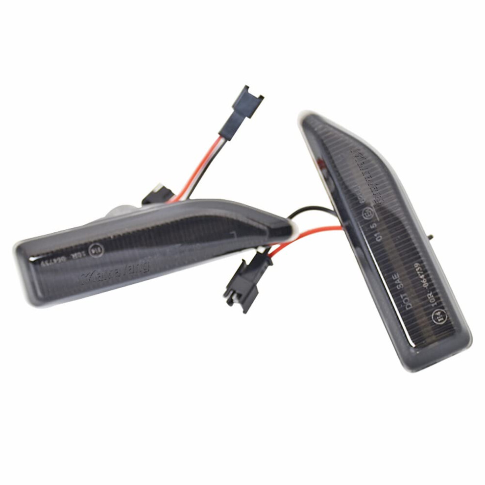 Side Marker Lights Fender Indicator Dynamic Led Lamp Assembly Replacement For Mini Countryman F60 2017-2020 Amber/Black 6947110026480