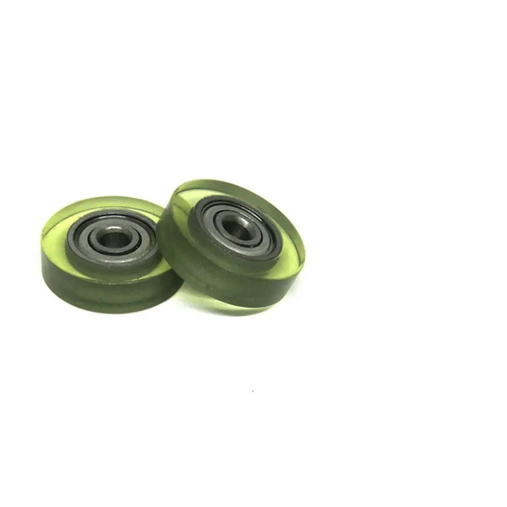 3X15x4 Micro Polyurethane Molded Bearing Wheel Pu62315-4 15Mm Outer Diameter Soft Rubber Pulley 1 Piece 6493810616068