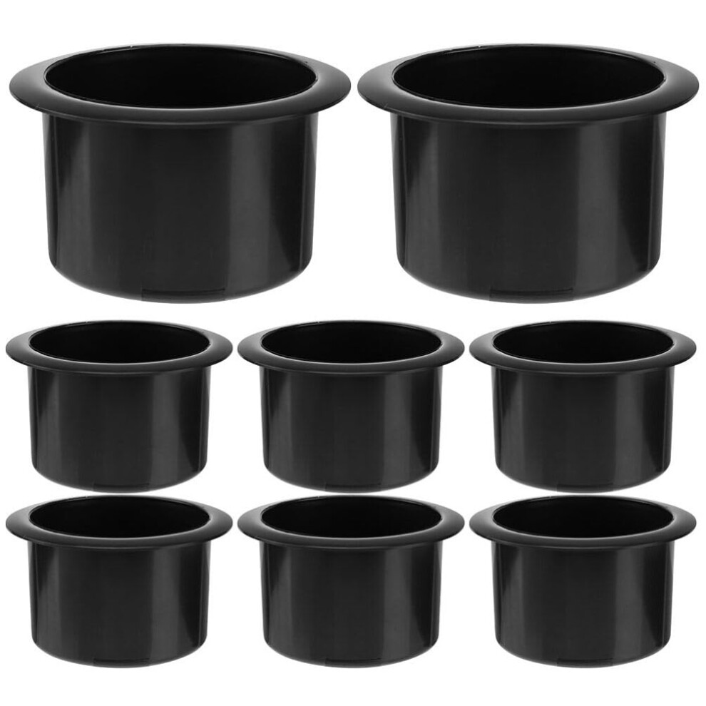 Cup Holder Insert 8Pcs Universal Plastic Replacement For Rv Boat Car Couch Golf Cart Recliner 11X11x7cm 6493810616136