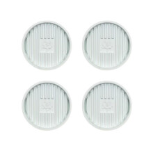 4pcs Heavy Duty Plant Saucers Tray Set, 4 5 6 Inch Round Flower Pot Trays, Anti-Rot for Indoor Outdoor Use White-S