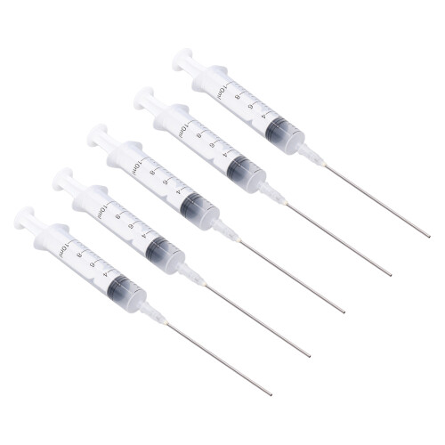 5Pcs 10ml Ink Dispensing Syringes: High-Quality PP Plastic Material
