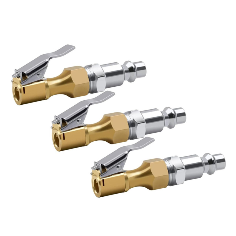 Flation Chuck Clip Locking Tire Air Chuck for Air Pump Nozzle, Reinforced Lightweight Design, Portable Compatibility-image-OPC-PJK8FH7-NEW