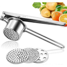 Potato Ricer and Masher Large Heavy Duty Stainless Steel Manual Masher Ricer Kitchen Tool Food Ricer Press Strainer Great for Smooth and Fluffy Mashed