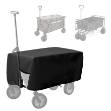 Outdoor Folding Wagon Protective Cover - 600D Waterproof Oxford Cloth, Heavy-Duty Dustproof Cover for Collapsible Carts