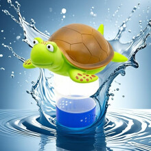 Pool Cleaning Chlorine Floater Turtle Shape, Large Capacity Durable Material, Ideal for Swimming Pools and Bathtubs