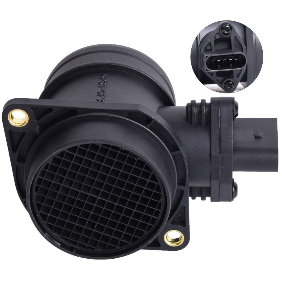 06A906461a Mass Air Flow Sensor Meter Maf Compatible With Volkswagen Beetle Golf Jetta Models 2000-2005 6276012380179