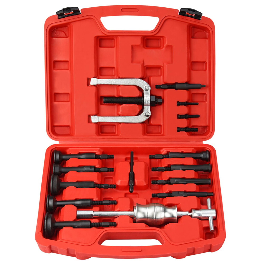 16PCS Blind Inner Bearing Puller Kit with Slide Hammer, Collet Extractor for Bearing Race and Seal Removal, Compatible with Various Models-image-OPC-PJK8GP5-NEW