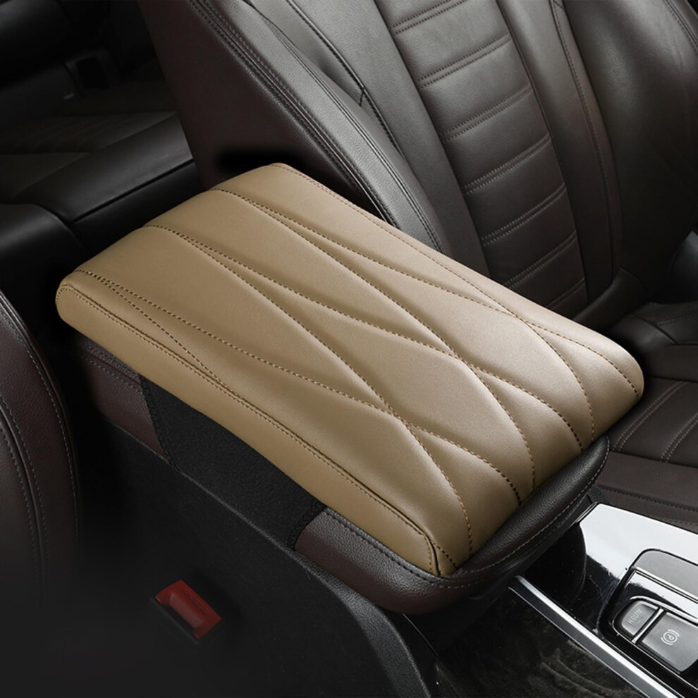 Automobile Armrest Covers For Lincoln Aviator Corsair Nautilus Navigator Zephyr Blackwood, Comfortable Pad For Fatigue Reduction Beige 6276012380391