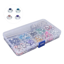 Kit de herramientas para ojales de 10 colores, 5 mm, 400 ojales