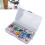 Kit di attrezzi per occhielli 8mm/0.3in, 200 occhielli, multicolore 13