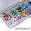 Kit di attrezzi per occhielli 8mm/0.3in, 200 occhielli, multicolore 3