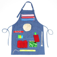 Multifunctional Fidget Apron for Seniors - Sensory Activity Aid for Alzheimer's, Dementia, ADHD, Anxiety in Care Homes