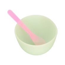 DIY Skin Care Set: 2 Silicone Mask Applicators with Compact Bowl