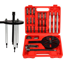 21 in 1 Bearing Puller Set with 3 Jaw Hooks, 6 Sizes Inner Hole Extractors, Heavy-Duty Bearing Separator Tool