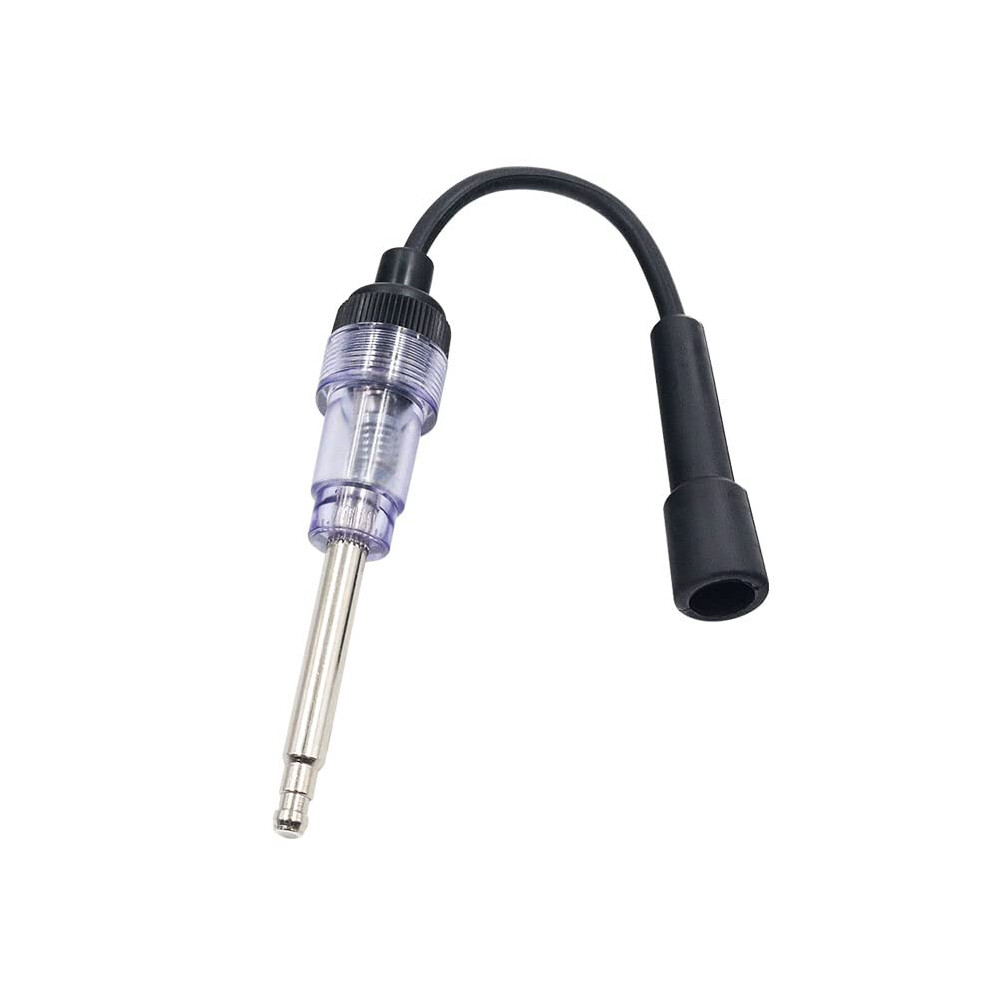 Automotive Ignition System Tester In-Line Spark Plug Tester For Gasoline Engines, Compact Design, Durable Material Black 6947110029283