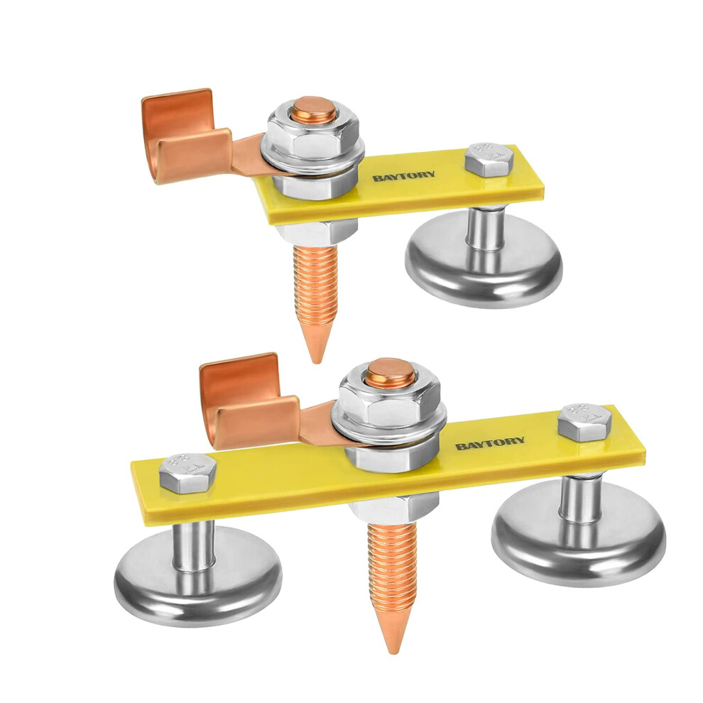 Magnetic Welding Support Ground Clamp Tools, Double & Single Head, Strong Magnetism, Copper Tail Stability Clamps 6947110029290