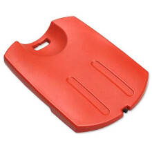 CPR Rescue Lifesaver Board - Portable Lightweight EMS Cardiac Board with Recessed Handle for Home Pool First Aid (Orange)