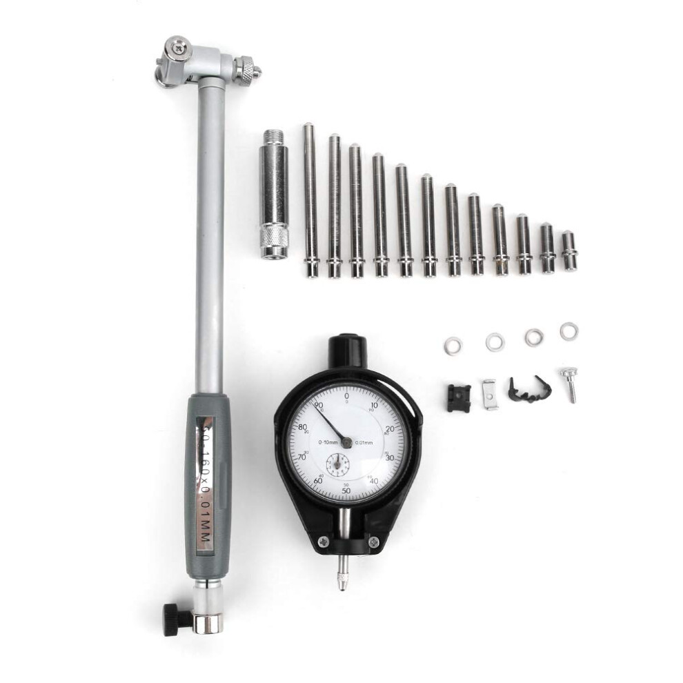 Dial Bore Gauge 0.01Mm Accuracy Internal Diameter Measuring Tool 50Mm-160Mm For Engine Cylinder Measurement 6947110030104