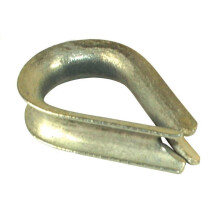 Replacement S.1393 Wire Rope Thimble for Wire Rope Ø10mm x 64mm, Heavy-Duty Steel, Durable and Compatible