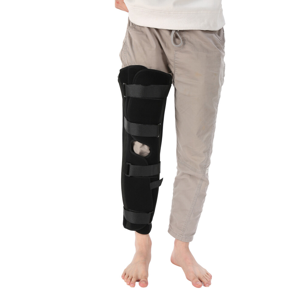Lightweight Adjustable Steel Plate Knee Immobilizer Brace, S to L