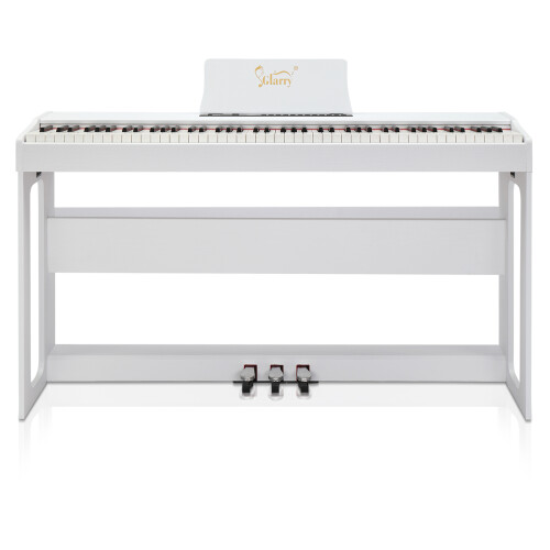 Digitalpiano vitt stående skåp utan lock