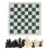Schachset - PS Pieces, PU-Lederbrett, 35x35cm 15