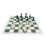 Schachset - PS Pieces, PU-Lederbrett, 35x35cm 16