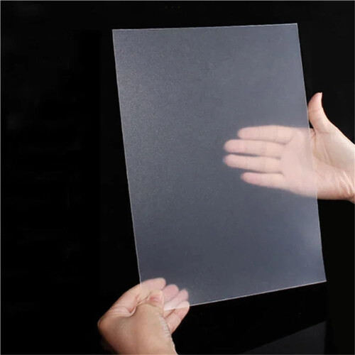 Frosted Translucent PP Plastic Sheets 5pcs 210x297mm Thickness 0.3-1.5mm for Crafts and Document Protection 1