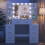 Vanity Makeup Table with 11 LED Lighted Mirror and 7 Drawers White 5