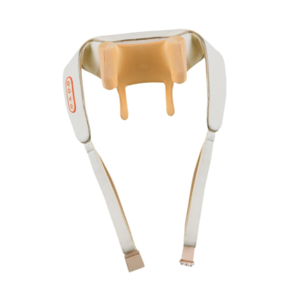 Back Massager with Heat Rechargeable Neck and Back Massage Shawl for Travel, Portable Shoulder Neck Relief for Men Women