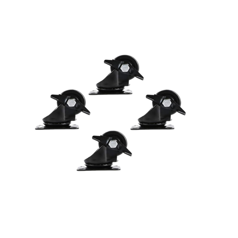 2-Inch Brake Wheel Caster, Pack of 4, Low Center of Gravity, Silent Operation, Wear-Resistant Industrial Use-image-OPC-PJK8JWS-NEW