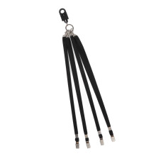 Golf-Lanyard aus weichem Nylon, leicht, hautfreundlich, vielseitig, verhindert Verlieren. Golf-Clip-Lanyard mit Metallclip
