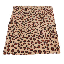 Waschbares, faltbares Heizkissen mit 3 stufenlos einstellbaren Temperaturen, USB-Akku, für Katzen und Hunde, Leopardendruck
