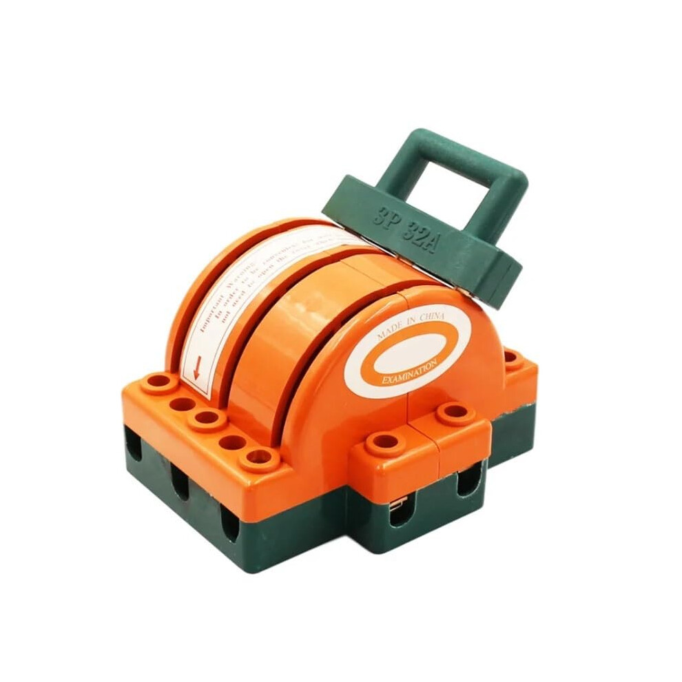 3P Three Pole 30A Double Throw Knife Disconnect Switch 220V 380V Heavy Duty Electric Safety Switch 6947110031910
