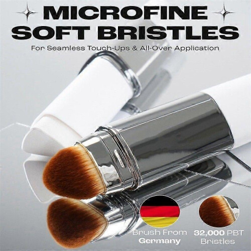 (Medium)Blanc Cover Cream Stick V Foundation Stick Double-ended brush Lightweight, smooth foundation liquid 1