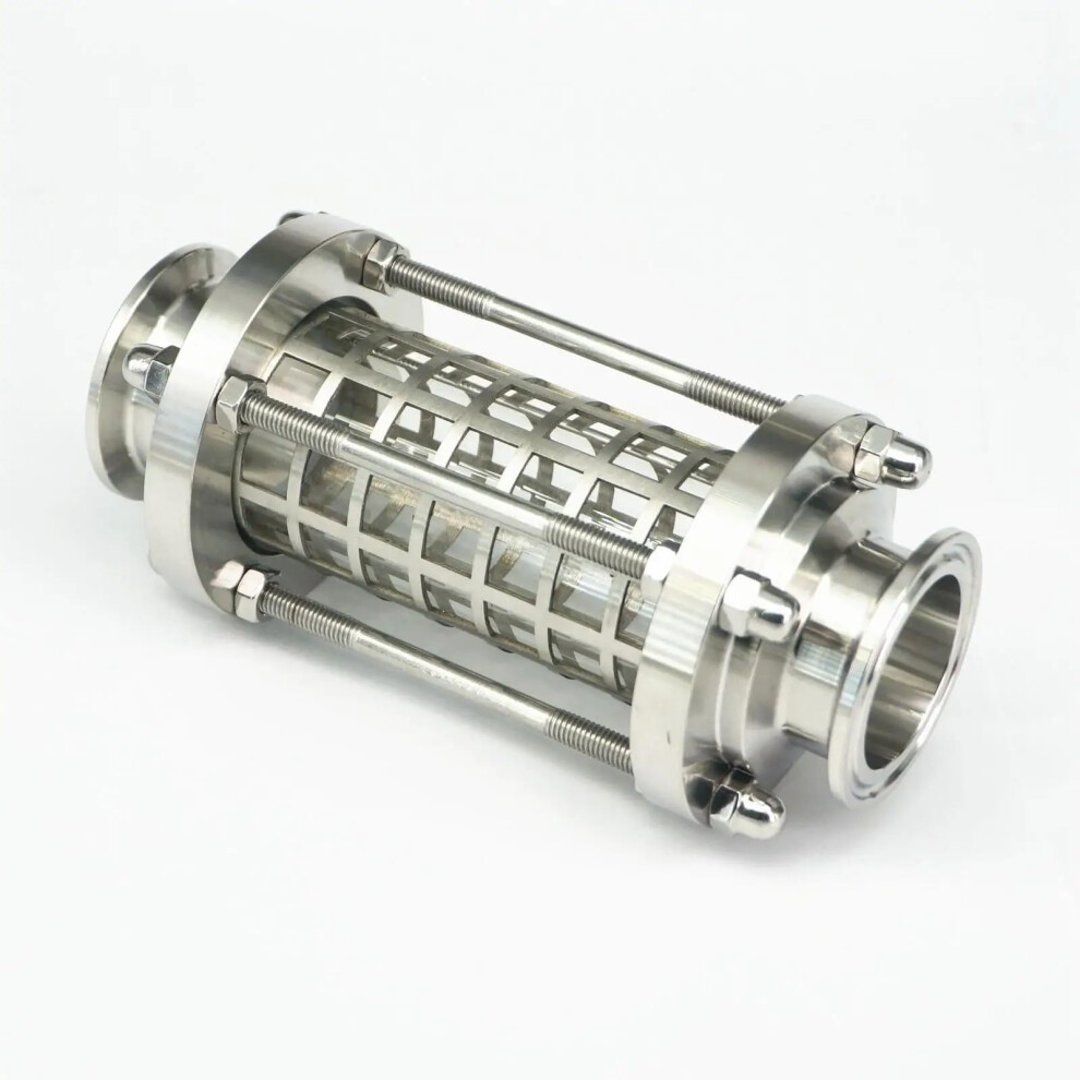 Fit 38Mm Pipe Od 1.5" Tri Clamp Sus304 Sanitary Flow Sight Glass Dipoter With Cover For Water Flow Monitoring 6276012382883