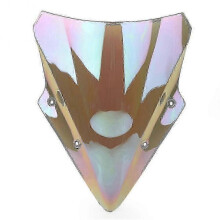 (Lridium) For Kawasaki Ninja 650 Ex650 Er6f 2017 2018 2019 Double Bubble Street Bike Windscreen BV