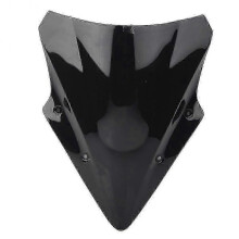 (Black) For Kawasaki Ninja 650 Ex650 Er6f 2017 2018 2019 Double Bubble Street Bike Windscreen BV