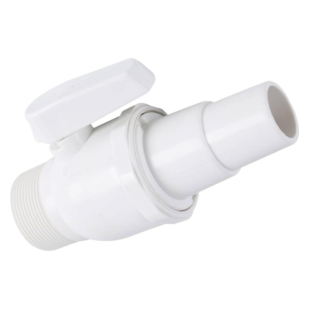 1.5" Mip X 1.5" - 1.25" 2-Way Ball Valve Compatible With Hayward Sp0729 Pool Filter - Abs Plastic Non-Corrosive, 50 Psi 6482260581729