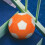 (orange-white) No. 5 Curved Arc Magic EVA  Soccer ball for Match Training 4