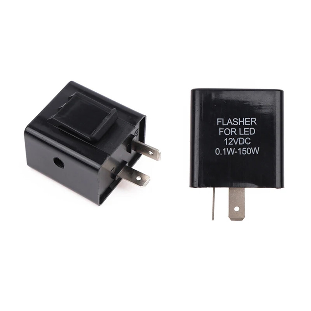 Motorcycle Accessories 2 Pin Led Flasher Relay With Buzzer 12V Adjustable Frequency Turn Signal Indicator Relay 6482260581996
