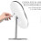 Rechargeable Mirror Wall Mount LED Makeup Mirror - Cordless Vanity Mirror 3