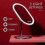 Rechargeable Mirror Wall Mount LED Makeup Mirror - Cordless Vanity Mirror 2