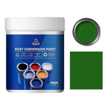 (300g, Green) Weatherproof Rust Converter Paint for Metal, Rust Conversion Paint, WaterBased Industrial Antirust painting